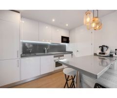 APARTAMENTO CON GRAN TERRAZA, LUMINOSO, AMUEBLADO Y CON PISCINA COMUNITARIA