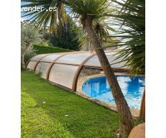 Chalet independiente en Oleiros con piscina climatizada