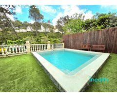 Bonita casa en Canyelles con piscina y vistas a la naturaleza