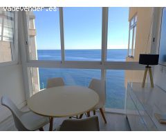 Estudio reformado con vistas al mar y garaje en primera línea de la Playa de la Fossa – Calpe