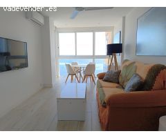 Estudio reformado con vistas al mar y garaje en primera línea de la Playa de la Fossa – Calpe