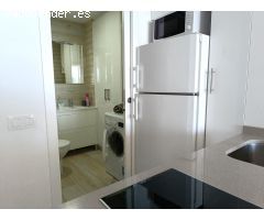 Estudio reformado con vistas al mar y garaje en primera línea de la Playa de la Fossa – Calpe