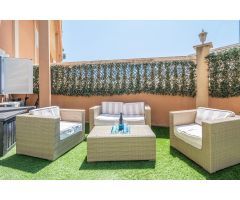 Amplia y tranquila vivienda con terraza, patio y vistas al mar en Palma – cerca de Porto Pi