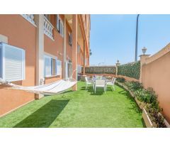 Amplia y tranquila vivienda con terraza, patio y vistas al mar en Palma – cerca de Porto Pi