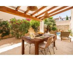 Casa estilo mediterráneo reformada íntegramente y completamente amueblada