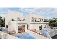 Villas de nueva construcción con piscina privada en Daya Nueva, Costa Blanca