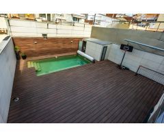 ¡¡CREU ALTA - ESPECTACULAR CASA CON PATIO CON PISCINA y ASCENSOR!!