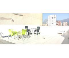 Ático en la playa de Levante con solárium