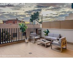Planta Baja de Obra Nueva con 3 habitaciones y dos baños en centro de Vallirana