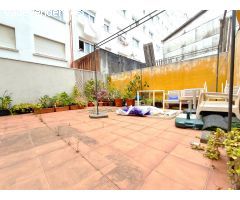Piso con 100 METROS de TERRAZA xunta a PRAZA ROXA