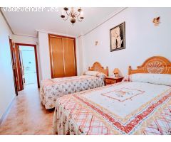 ????? ÁTICO EN TORREVIEJA A 150?M DE LA PLAYA DEL CURA – 3 DORMITORIOS + TERRAZA + GARAJE INCLUIDO