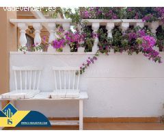 Frutales! Fantastico Chalet Pareado con amplia parcela y solarium con vistas al mar + Piscina