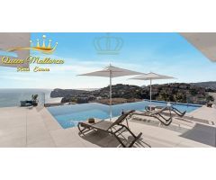 Villa de nueva construcción con sublimes vistas al mar en Puerto de Andratx