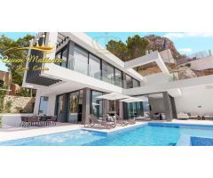 Villa de nueva construcción con sublimes vistas al mar en Puerto de Andratx