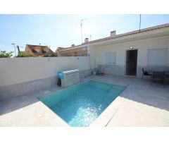CASA PLANTA BAJA CON PISCINA A 950 M PLAYAS MAR MENOR