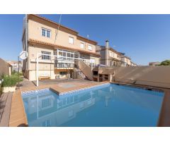 Pareado con piscina, barbacoa y garaje en Belicena – a 15 min de Granada