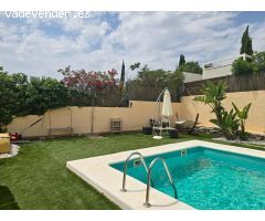Chalet independiente con sótano multifuncional, piscina privada y vistas al campo