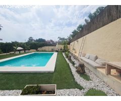 Chalet independiente con sótano multifuncional, piscina privada y vistas al campo