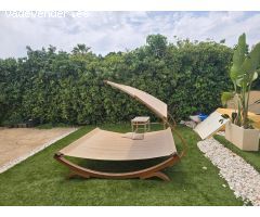 Chalet independiente con sótano multifuncional, piscina privada y vistas al campo