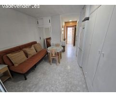 Estudio céntrico en Benidorm, a 500?m de la playa, con terraza, piscina y parking
