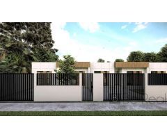 3ª FASE DE CHALETS ADOSADOS DE UNA PLANTA EN CASARRUBUELOS (MADRID)