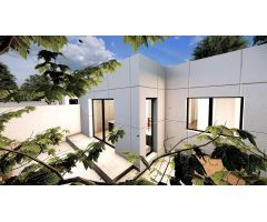 3ª FASE DE CHALETS ADOSADOS DE UNA PLANTA EN CASARRUBUELOS (MADRID)