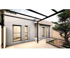 3ª FASE DE CHALETS ADOSADOS DE UNA PLANTA EN CASARRUBUELOS (MADRID)