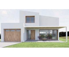 Casa de obra nueva en parcela de 990m² totalmente plana