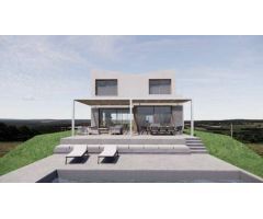 Casa de obra nueva en parcela de 990m² totalmente plana