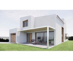 Casa de obra nueva en parcela de 990m² totalmente plana