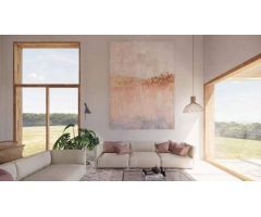 Casa de obra nueva en parcela de 990m² totalmente plana