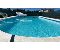 vivienda con piscina y bodega, Ideal para familias
