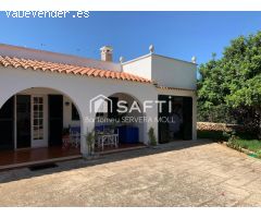 CLÁSICO CHALET EN ZONA TURÍSTICA TRANQUILA Y REPUTADA al oeste DE CIUTADELLA DE MENORCA.