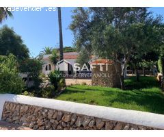CLÁSICO CHALET EN ZONA TURÍSTICA TRANQUILA Y REPUTADA al oeste DE CIUTADELLA DE MENORCA.