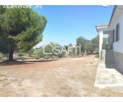 Chalet de 256m2 en parcela de 3.531m2. 5 habitaciones, 2 cuartos de baño, salón con chimenea franc