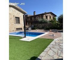ESPECTACULAR CHALET CON PISCINA Y VISTAS EN EL CORAZÓN DEL VALLE DEL JERTE (CÁCERES)