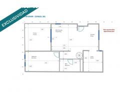 Se vende Dúplex de 2 habitaciones en urbanización agradable