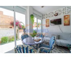 BUNGALOW PLANTA BAJA EN ESQUINA, DE 1 DORMITORIO Y AMPLIO JARDÍN EN LOS NAREJOS, LOS ALCAZARES, MURC