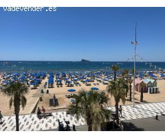Alquiler larga temporada invierno,oct-jun con de 2 dormitorios en Benidorm primera linea mar,soleado
