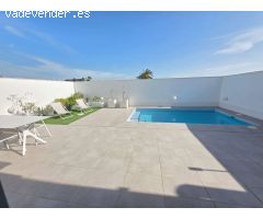Chalet individual moderno a tan solo 500m del mar