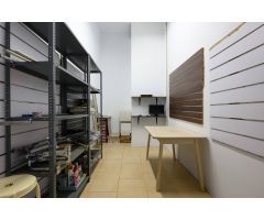 Alquiler local comercial con garaje y almacén