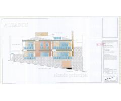 Parcela Urbana de 500 m2 con proyecto para Chalet de dos plantas más garaje