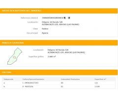 Se vende terreno rústico en Los Portales - Arucas