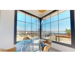 Chalet nuevo con vistas al mar en Polop | Obra nueva con piscina y jardín privado