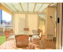 Atico 3 dormitorios, bbq, parking, trastero y piscina en Calpe (Costa Blanca)