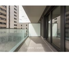 Piso de 2 habitaciones con zona comunitaria de obra nueva en Badalona.