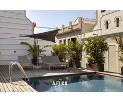 Atico dúplex con piscina privada en Sant Gervasi, Barcelona