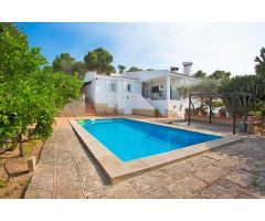CHALET FAMILIAR DE ESTILO MEDITERRANEO EN FRENTE DE LA PLAYA EN SANTA PONSA