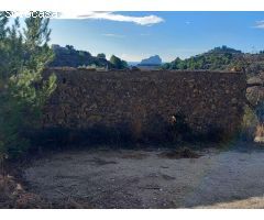 ▷Parcela rústica libre de construcción en Benissa, Costa Blanca.