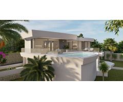 ▷Villa de Lujo en Calpe con Vistas Panorámicas al Mediterráneo y al Peñón de Ifach.